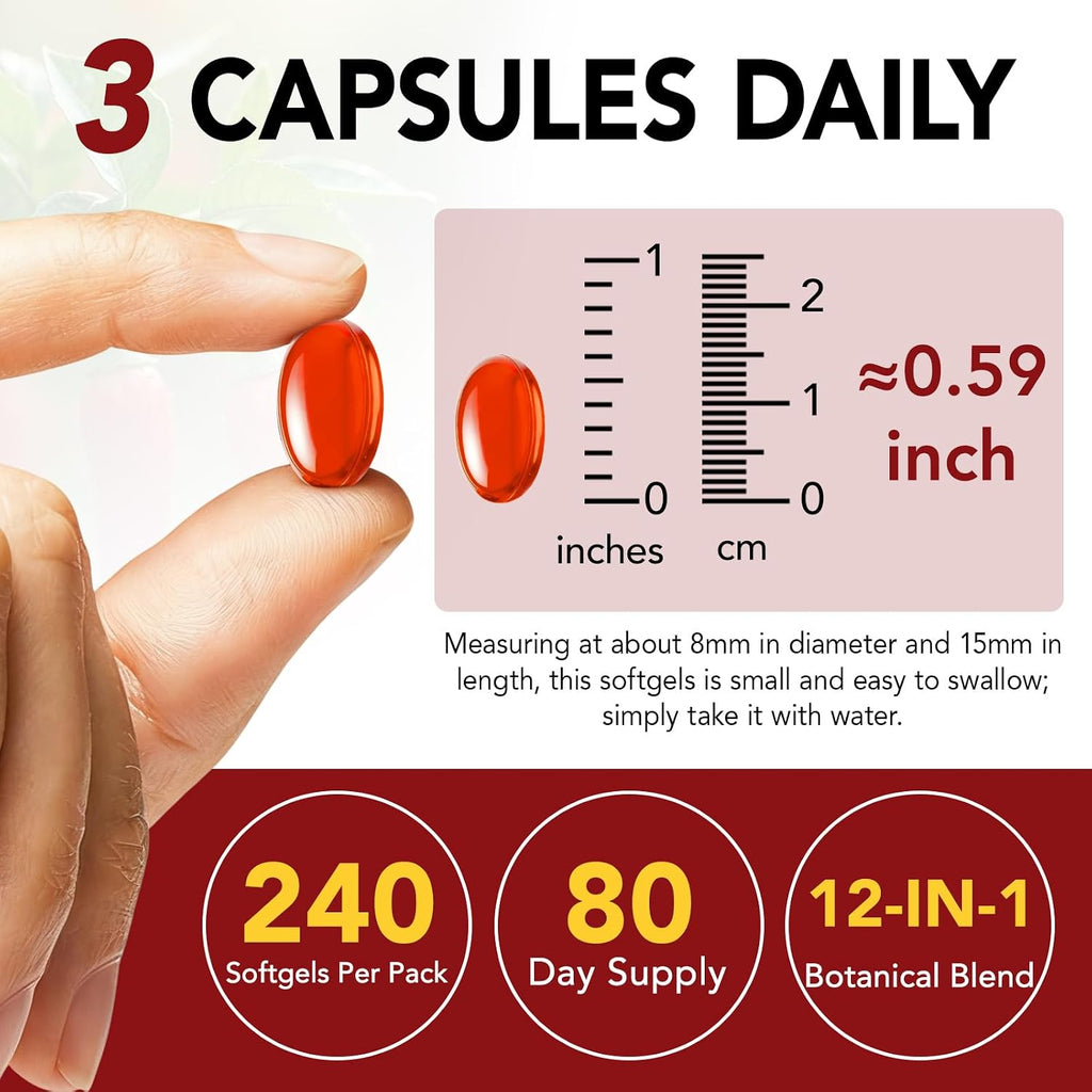 Cayenne Pepper SoftGels – Circulation, Energy & Vitality Support
